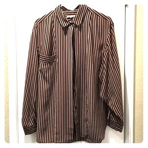 Silence + Noise Long Sleeve Stripe Blouse
